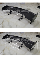 universal 57 inches rear trunk jdm racing gt spoiler wing