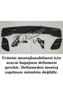 üniversal bagaj üstü yüksek dtm jdm rs gt spoiler spoyler rüzgarlık kanat iki ayaklı