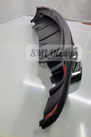 Universal Polo 4 outlet Gray Diffuser Rear Additional Plastic -6