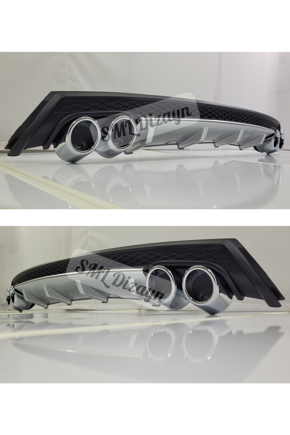 universal 4 çıkışlı gri difizör arka ek