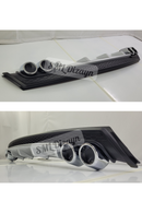 Universal Polo 4 outlet Gray Diffuser Rear Additional Plastic -5