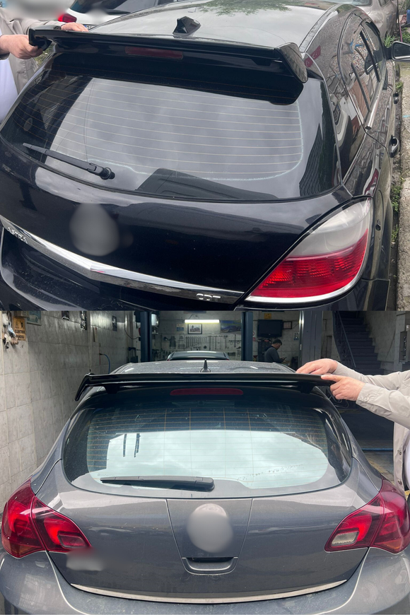 Üniversal Hatchback Spoiler Bagaj Üstü Spoyler Boyasız