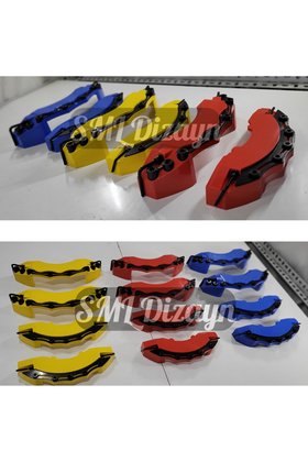 kırmızı mavi sarı universal kaliper kapakları 17 inç 18 inç 19 inç 20 inç