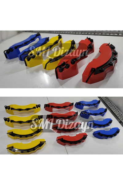 kırmızı mavi sarı universal kaliper kapakları 17 inç 18 inç 19 inç 20 inç