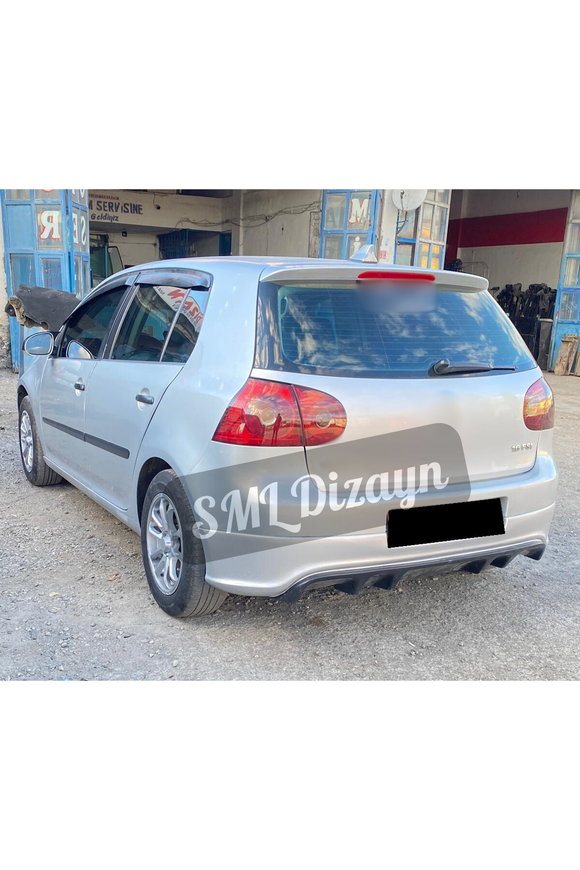 2003-2004-2005-2006-2007-2008-2009 volkswagen golf 5 arka ek tampon difüzör difizör