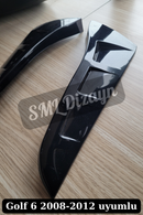 rear window side wings for volkswagen golf 6