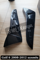rear window side wings for volkswagen golf 6