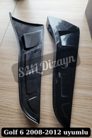 2008-2009-2010-2011-2012 volkswagen golf 6 arka cam spoiler çıtası bıçağı