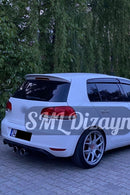 rear trunk spoiler for volkswagen golf 6 2008-2009-2010-2011-2012