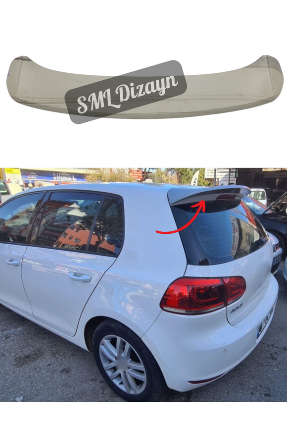 volkswagen golf 6 bagaj üstü spoiler