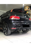rear diffuser lip for 2008-2009-2010-2011-2012 volkswagen golf 6