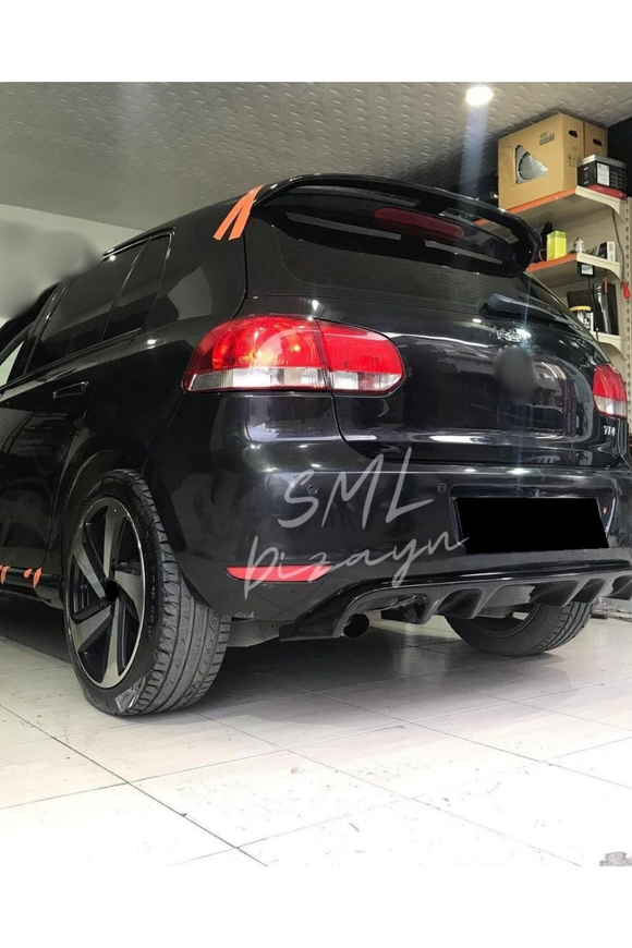 rear diffuser lip for 2008-2009-2010-2011-2012 volkswagen golf 6