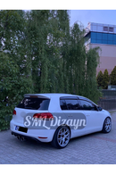 rear diffuser lip for 2008-2009-2010-2011-2012 volkswagen golf 6