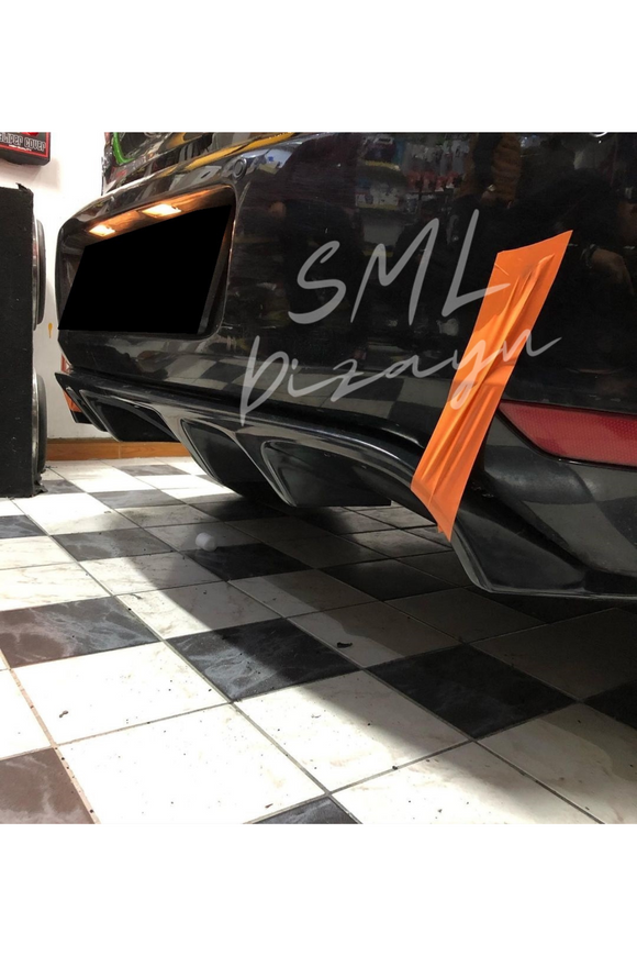 2008-2009-2010-2011-2012 volkswagen golf 6 difüzör arka ek difizör