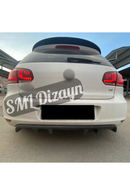 2008-2009-2010-2011-2012 volkswagen golf 6 difüzör arka ek difizör