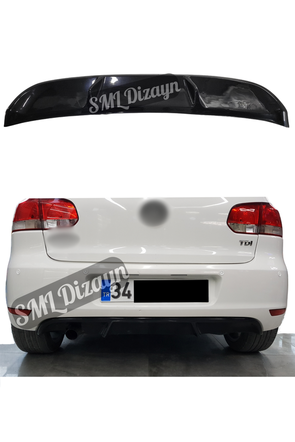 volkswagen golf 6 gti difüzör