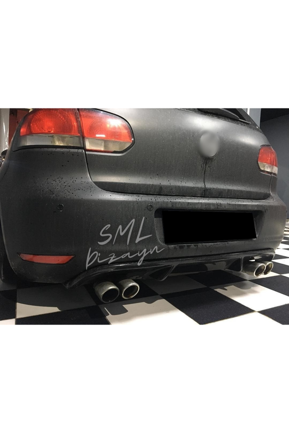 2008-2009-2010-2011-2012 volkswagen golf 6 gti difüzör difizör arka ek