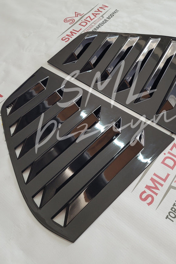 volkswagen golf 6 quarter window louver