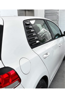 volkswagen golf 6 quarter window louver trims