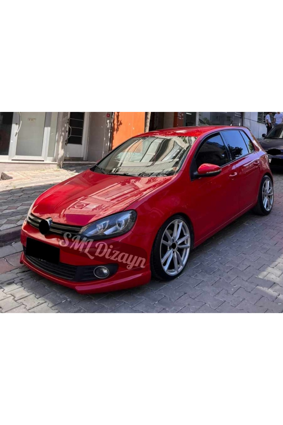 front lip splitter for 2008-2009-2010-2011-2012 volkswagen golf 6