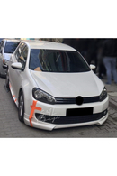 front lip splitter for 2008-2009-2010-2011-2012 volkswagen golf 6