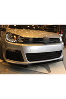 front lip splitter for 2008-2009-2010-2011-2012 volkswagen golf 6 r 