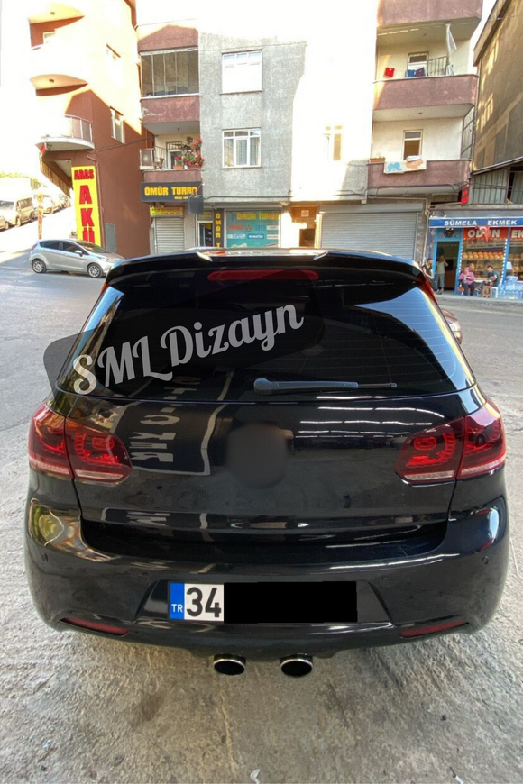 volkswagen golf 6 batman spoyler spoylır