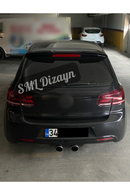 rear trunk spoiler for volkswagen golf 2008-2009-2010-2011-2012-
