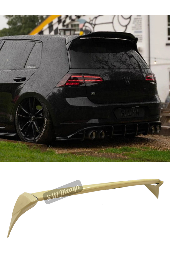 rear trunk spoiler for volkswagen golf 7-75