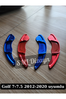 2012-2013-2014-2015-2016-2017-2018-2019-2020 golf kırmızı mavi vites kulakçık direksiyon f1