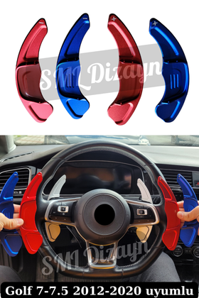 volkswagen golf 7-7.5 f1 pedal kulakçık