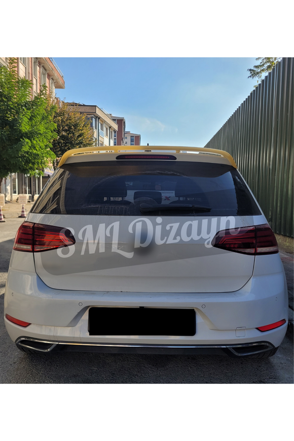 2012-2013-2014-2015-2016-2017-2018-2019-2020 volkswagen golf 7-7.5  gti bagaj üstü spoiler spoyler spoylır