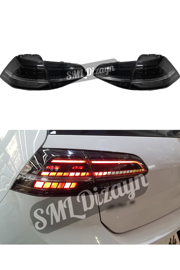volkswagen golf 7-7.5 highline arka stop lambası smoke