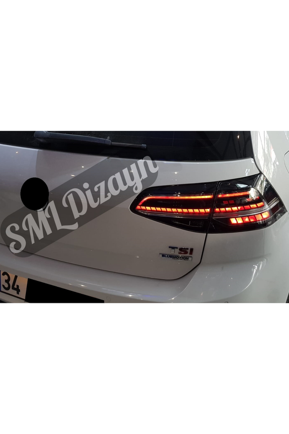 volkswagen golf 7-7.5 highline arka stop lambası smoke