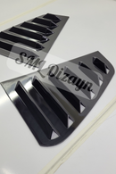 quarter window louvers scoops for golf mk7 and mk7 facelift 