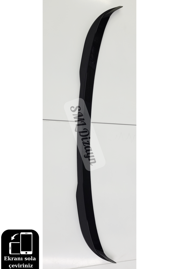 Golf 7-7.5 Maxton Spoiler Tavan Bagaj Spoyler Parlak Siyah 2012-2020