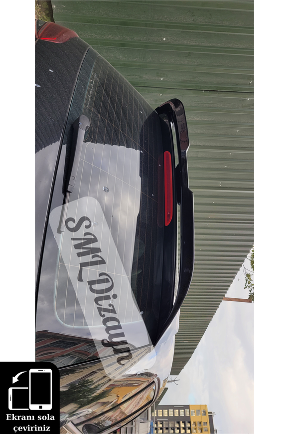 volkswagen golf 7 bagaj üstü yarasa spoiler