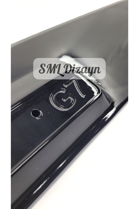 golf 7 parlak siyah spoyler