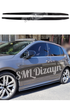 volkswagen golf 7-7.5 yan marşpiyel altı lip bıçak