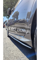 side skirts lips for 2012-2013-2014-2015-2016-2017-2018-2019-2020 volkswagen golf 7-7.5