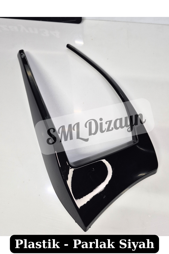 rear bumper spoiler side canard air vent for golf 7