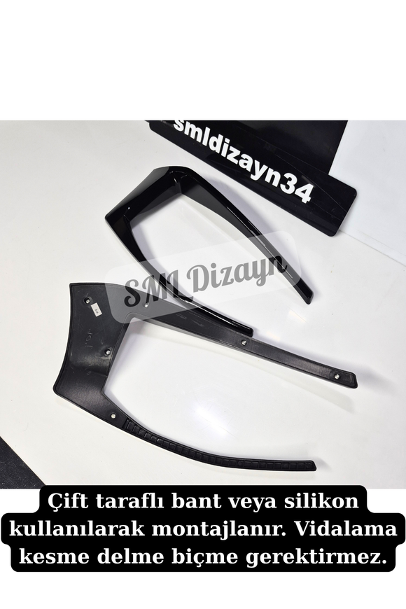 golf 7 arka tampon reflektör çerçevesi flapı