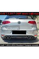 rear diffuser for volkswagen golf 7

