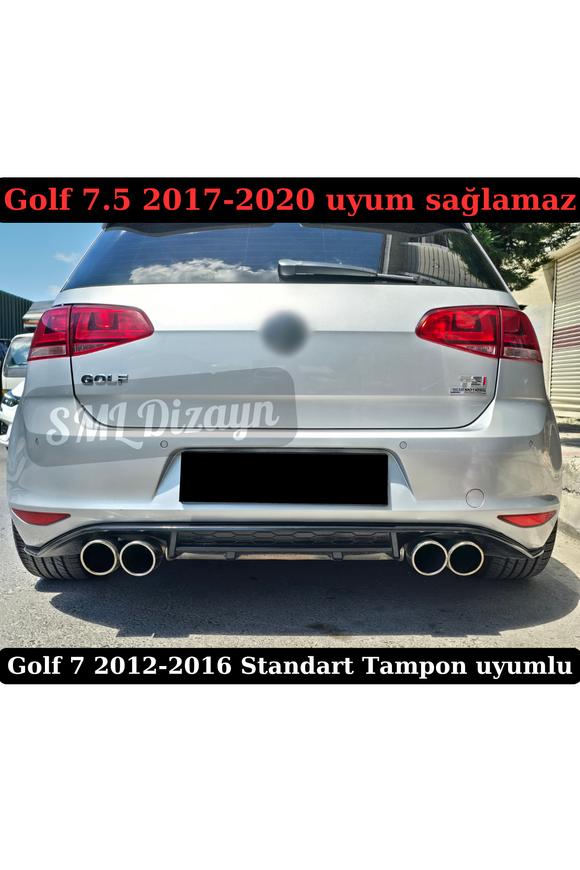 rear diffuser for volkswagen golf 7
