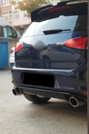  2012-2013-2014-2015-2016-2017 volkswagen golf 7 gti arka ek difüzör difizör