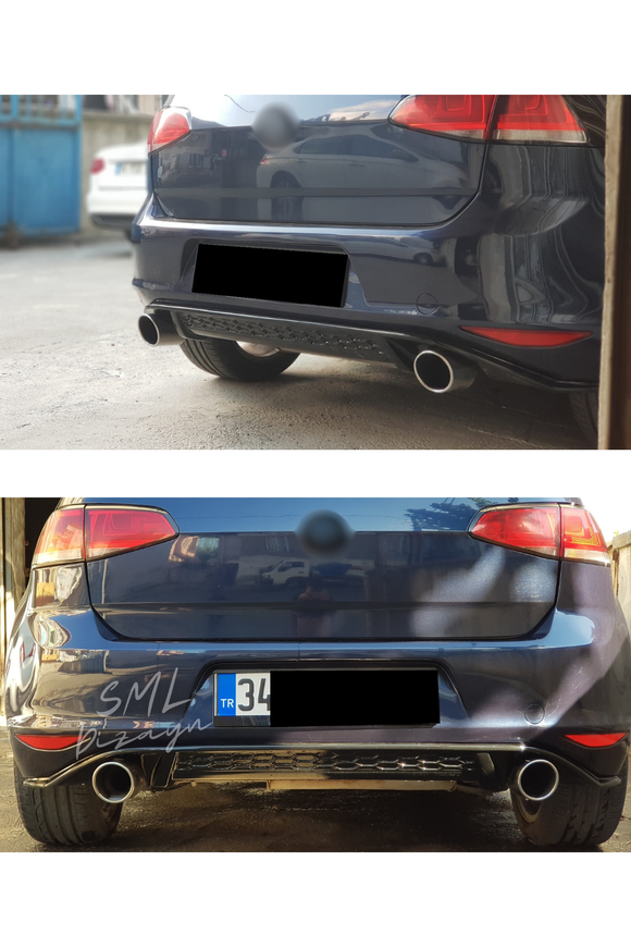 rear gti diffuser lip for volkswagen golf 7