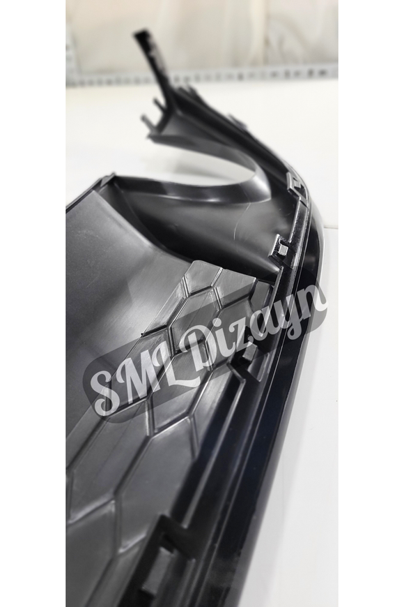 rear gti diffuser lip for 2012-2013-2014-2015-2016-2017 volkswagen golf 7 