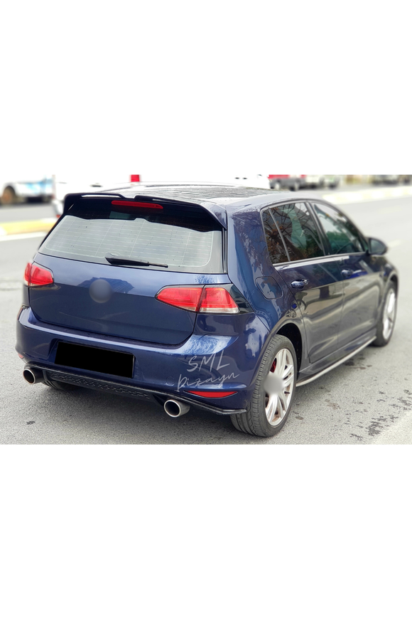2012-2013-2014-2015-2016-2017 volkswagen golf 7 gti difüzör difizör arka ek