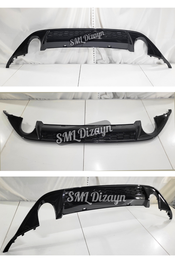 2012-2013-2014-2015-2016 volkswagen golf 7 gti difrüzör difrizör arka ek