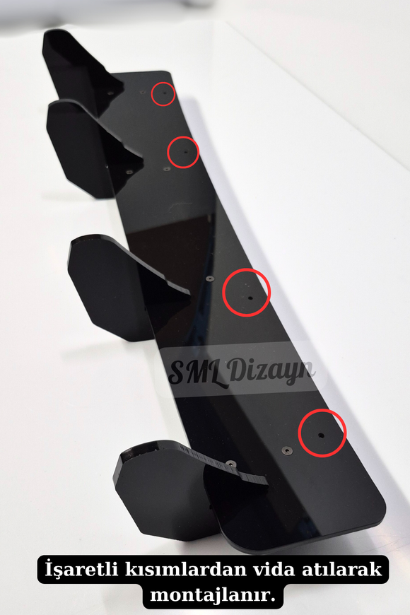 golf 7 gti difüzör için arka flap 4lü